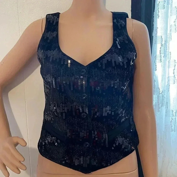 Diane von Furstenberg vest-tags-black jacket - Picture 3 of 13